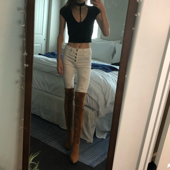 River Island Black Collar Neck Crop Top - Picture 3 of 3